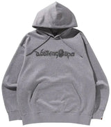 BAPE Metallic Yarn Pullover Hoodie Grey