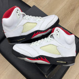 Jordan 5 Retro Fire Red Silver Tongue (2020) - Pre-Owned