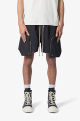 Mnml Front Pocket Geo Black Shorts