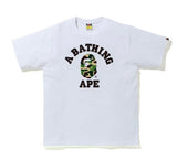Bape ABC Camo College Tee White/Green