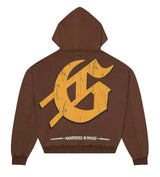 Godspeed Chrome Liberty Zip Hoodie (Brown Wash)