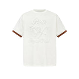 Birth Of Royal Child Pearl Patchwork T-Shirt White