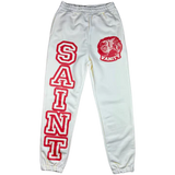 Saint Vanity Varsity Sweatpants Cream