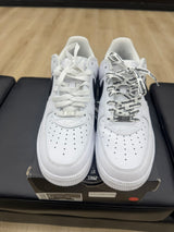 Nike Air Force 1 Low Supreme White Black- Pre-Owned