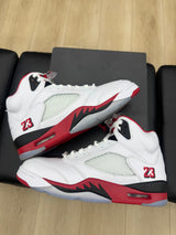 Jordan 5 Retro Fire Red Silver Tongue (2020)- Pre-Owned
