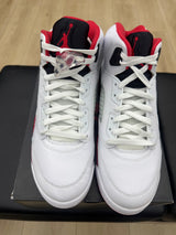 Jordan 5 Retro Fire Red Silver Tongue (2020)- Pre-Owned