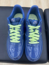 Nike Air Force 1 Low Patent Leather Mystic Navy Grape Ice - Pre-Owned