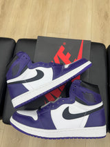 Jordan 1 Retro High Court Purple White - Pre-Owned
