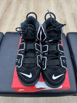 Nike Air More Uptempo Black White- PREOWNED