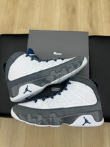 Jordan 9 Retro Flint Grey French Blue (2026)- PREOWNED