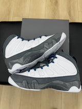 Jordan 9 Retro Flint Grey French Blue (2026)- PREOWNED