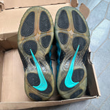 Nike Air Foamposite Pro Electric Blue - PRE-OWNED