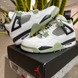 Jordan 4 Retro Seafoam (Women's) - PRE-OWNED