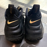 Nike Air Foamposite Pro Black Metallic Gold - PRE-OWNED