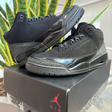 Jordan 3 Retro Black Cat (2025) - PRE-OWNED