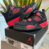 Jordan 4 Retro Red Thunder (GS) - PRE-OWNED