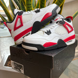 Jordan 4 Retro Red Cement (GS) - PRE-OWNED