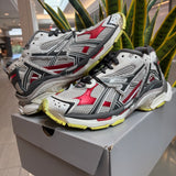 Balenciaga Runner Black White Red Neon Yellow - PRE-OWNED