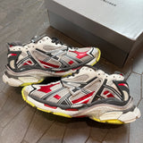 Balenciaga Runner Black White Red Neon Yellow - PRE-OWNED