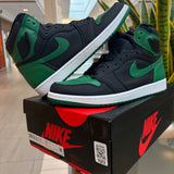 Jordan 1 Retro High Pine Green Black - PRE-OWNED