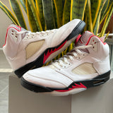 Jordan 5 Retro Fire Red Silver Tongue (2020) - PRE-OWNED