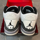 Jordan 3 Retro Cement Grey (GS) - PRE-OWNED