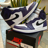 Jordan 1 Retro High Court Purple White - PRE-OWNED
