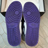 Jordan 1 Retro High Court Purple White - PRE-OWNED
