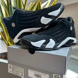 Jordan 14 Retro Black White - PRE-OWNED