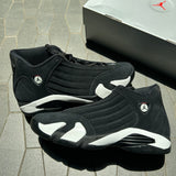 Jordan 14 Retro Black White - PRE-OWNED