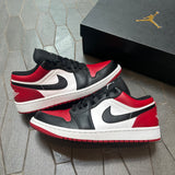 Jordan 1 Low Bred Toe - PRE-OWNED