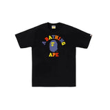 Bape colors College Tee Black