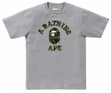 BAPE 1st Camo College Tee Grey/Green