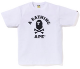 BAPE CROSSBONE WHITE TEE