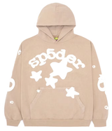 Sp5der Beluga Hoodie Sand