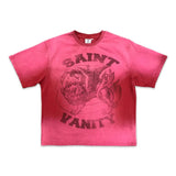Saint Vanity Red Dissolve Griffin T-Shirt