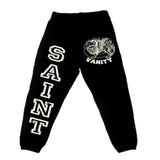 Saint Vanity Varsity Sweatpants Black