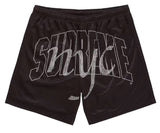 Supreme Rhinestone Mesh Short Black