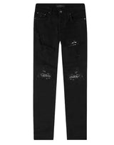 Amiri MX1 Bandana Jeans 'Black'