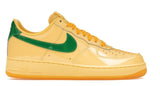 Nike Air Force 1 Low Patent Leather Topaz Gold Pine Green