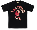 BAPE Tie Dye Twist College Tee Black