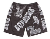 Supreme Varsity Mesh Short Black