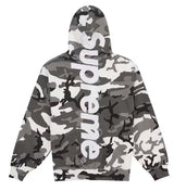 Supreme Satin Applique Hooded Sweatshirt (SS26) Snow Camo