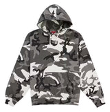Supreme Satin Applique Hooded Sweatshirt (SS26) Snow Camo