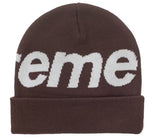 Supreme Big Logo Beanie (FW25) Brown