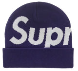 Supreme Big Logo Beanie (FW25) Purple