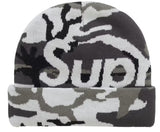 Supreme Camo Big Logo Beanie Snow Camo