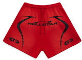 Hellstar Warm Up Shorts Red