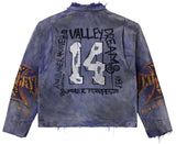 Vale Forever Destruction Work Jacket Indigo
