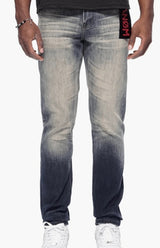Amon Dark Blue Washed Denim Jeans